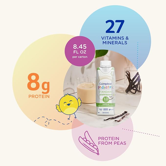 Compleat Pediatric Standard 1.0mL, Plant Based Nutritionally Complete Shake - Image 3