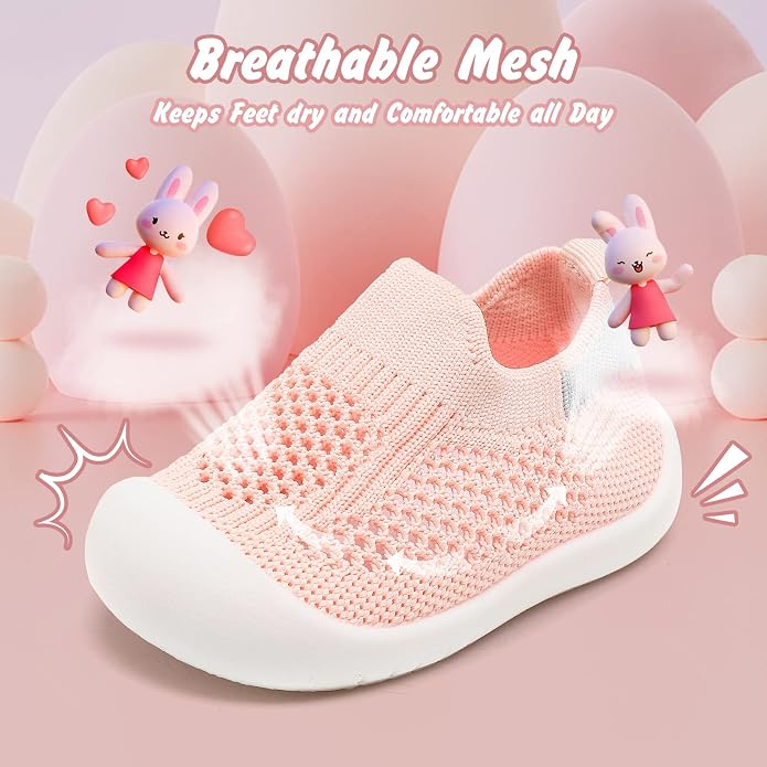 Baby Walking Shoes Toddler Girl Boy Soft Sole Breathable Cotton Canvas Shoes - Image 6