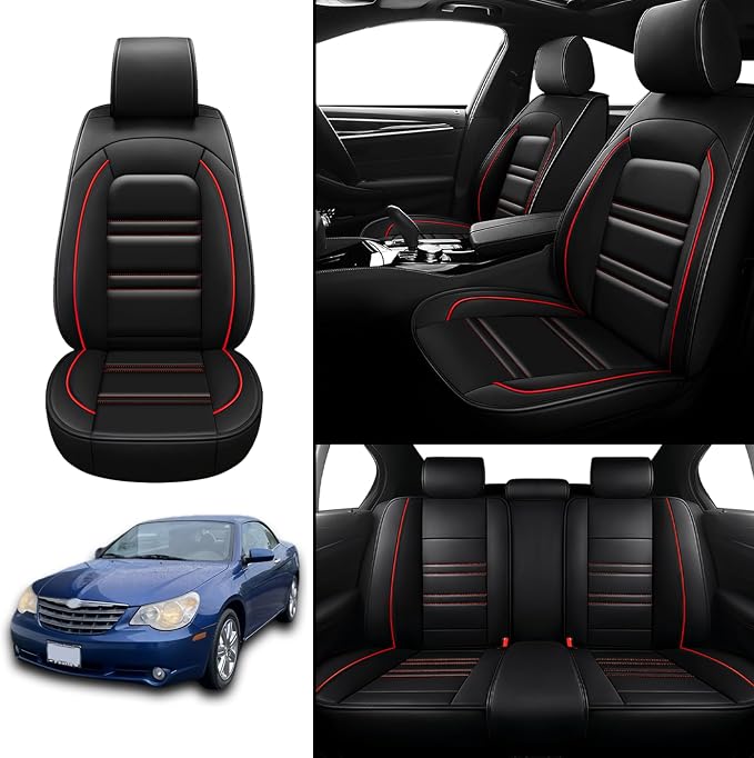 Seat Covers for Chrysler Car Sebring 2000-2010 | 5-Seats Leather Seat Covers - Image 2