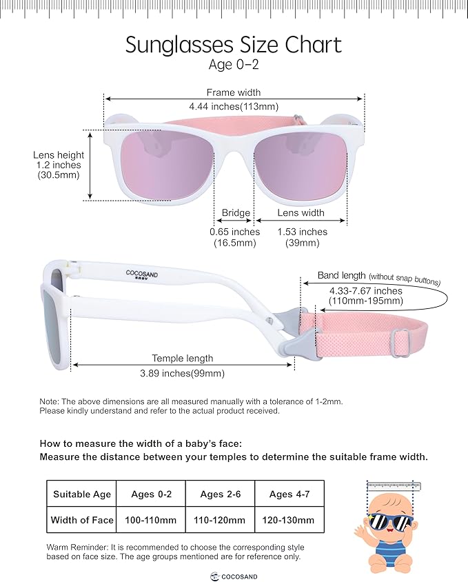 COCOSAND Flexible Baby Sunglasses - Image 5