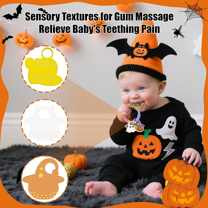 Halloween Baby Teething Bracelet - Image 5