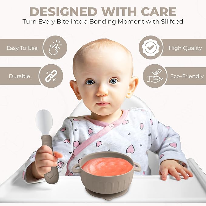 SiliFeed Silicone Baby Feeding Set – Durable, Non-Toxic Mealtime Kit - Image 7