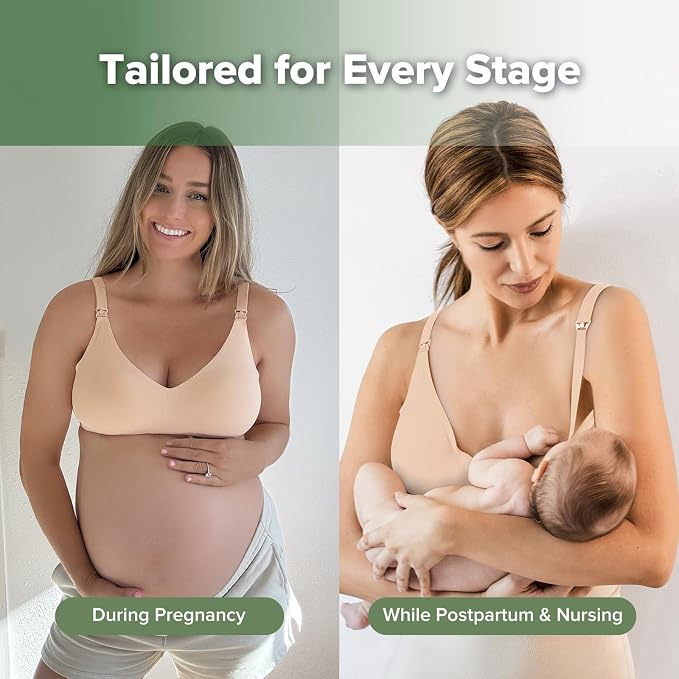 haakaa Nursing Bras for Breastfeeding, Ultra Comfort Jelly Strip“ Supportive - Image 5