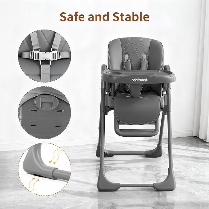 4 in 1 High Chairs for Babies and Toddlers, Foldable Baby High Chairs, Feeding - Image 6