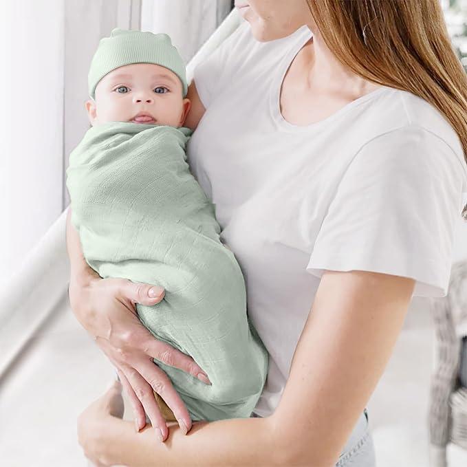 DRESHOW BQUBO 6 Pack Baby Newborn Hats Set - Image 3