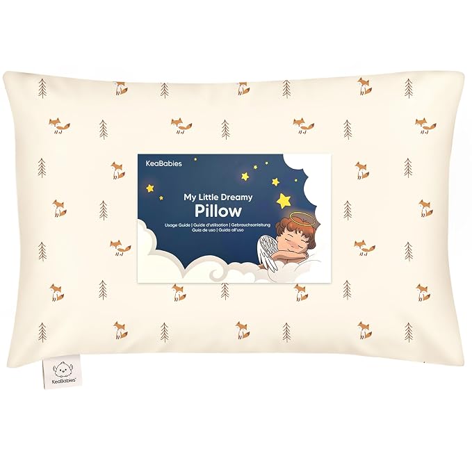 Toddler Pillow with Pillowcase by KeaBabies