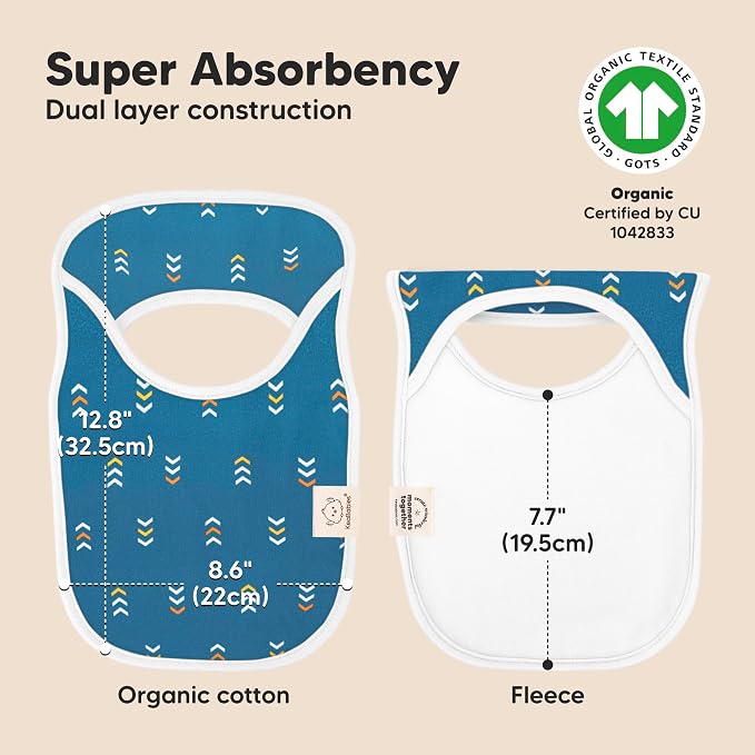 8-Pack Baby Bibs for Boys, Girls - Image 3