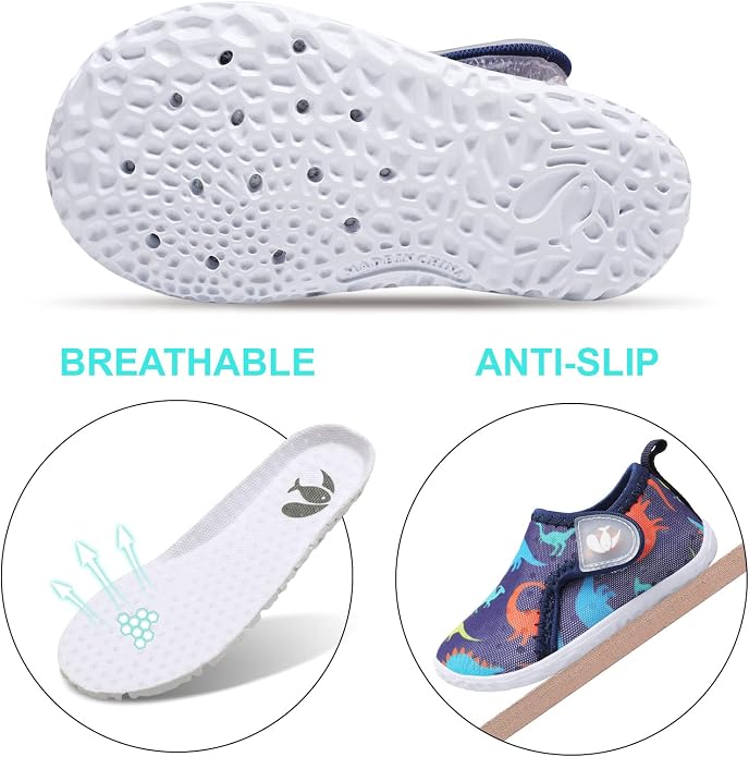 JOINFREE Baby Toddler Water Shoes Boys Girls Sandals Barefoot Kids Breathable - Image 4