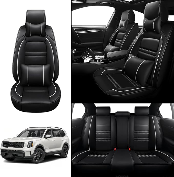 Car Seat Covers for kia Telluride 2020-2025 | 5-Seats Seat Covers, Waterproof - Image 2