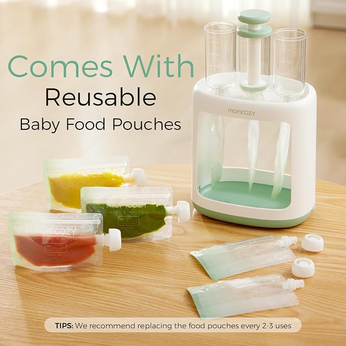 Momcozy Squeeze Station, Baby Food Maker&Pouch Filler - Image 6