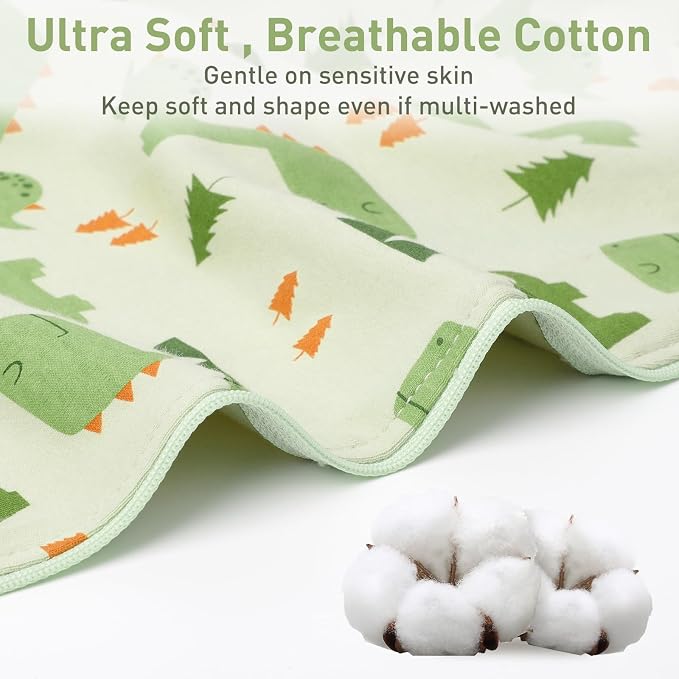Premium Soft Cotton Swaddle Blanket Sleep Sack Arms Up 2 Packs 6-12 Months - Image 4