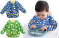 2 Pack Baby Bibs for Boy, Baby Bibs for Eating, Mess Proof Baby Bib, Full by YKVOSAR