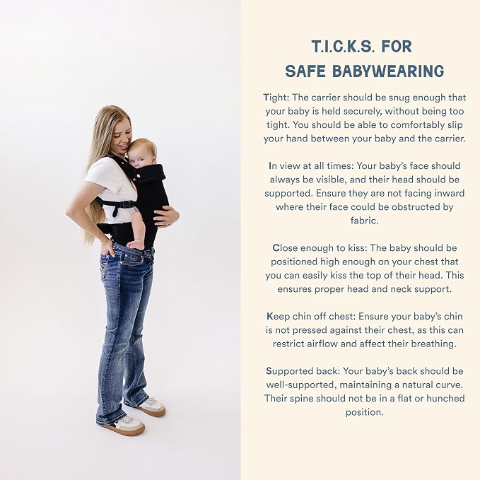 Ava & Oliver Essential Baby Carrier – Ergonomic, Hip-Healthy Soft Structured - Image 6