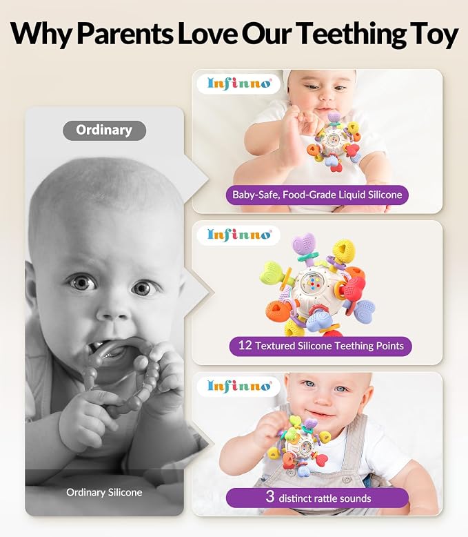 Baby Montessori Rattle & Teething Toys - Image 9