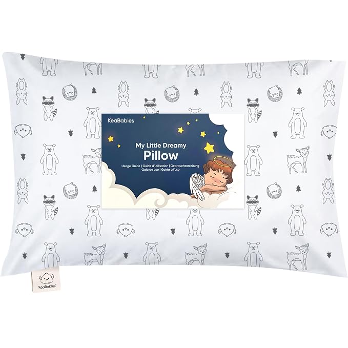 Toddler Pillow with Pillowcase by KeaBabies