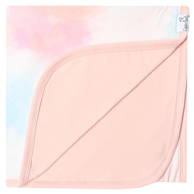 Copper Pearl Large Premium Knit Baby 3 Layer Stretchy Quilt Blanket Nova by CopperPearl