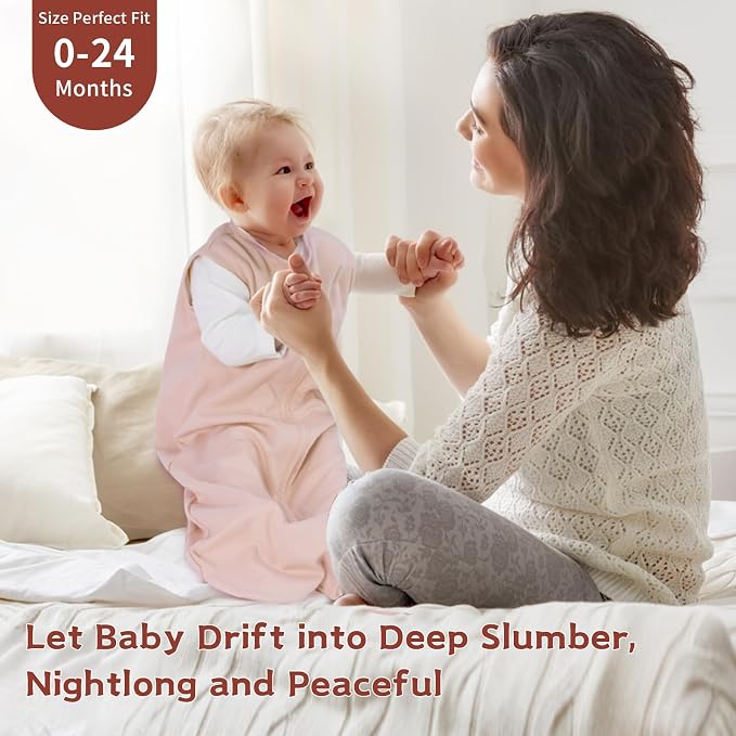 Baby Sleep Sack 6-12 Months, 100% Cotton TOG 0.5 Wearable Blanket - Image 8