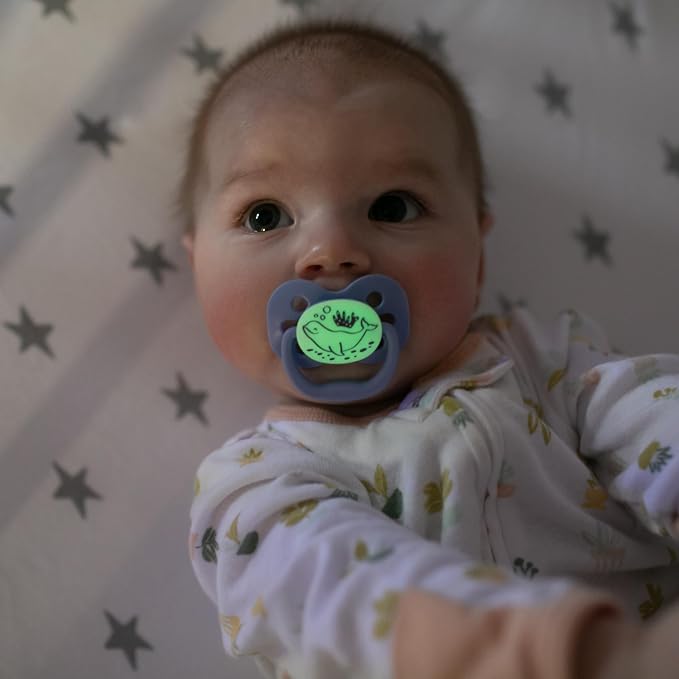 Dr. Brown's Advantage Glow-in-the-Dark Baby Pacifier, Fully Symmetrical Soother - Image 16