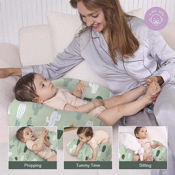 Little Grape Land Nursing Pillow, Upgraded Breast Feeding Pillow - Image 2