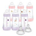 MAM 9oz Easy Start Anti-Colic Baby Bottles, Medium Flow by MAMBabyUSA