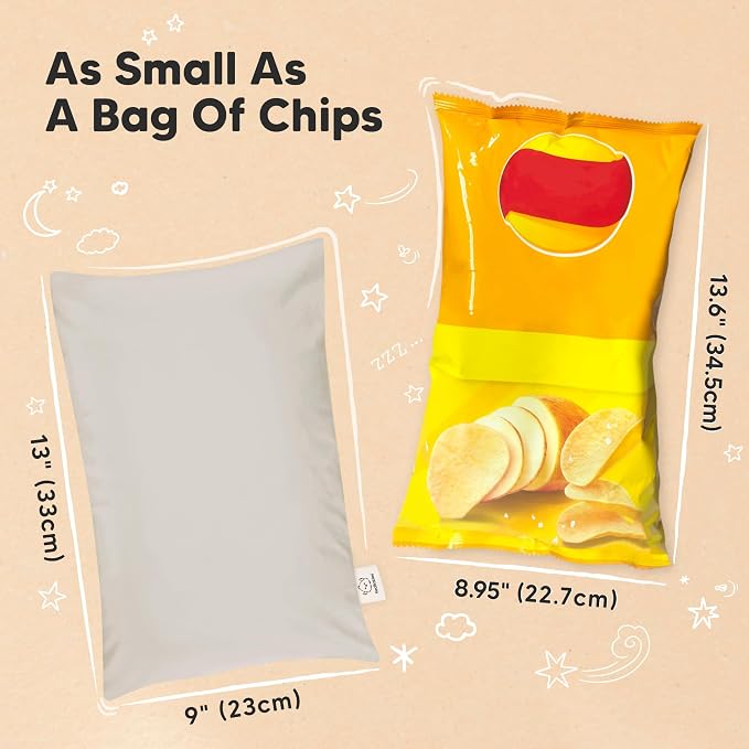 Mini Toddler Pillow with Pillowcase - Image 4