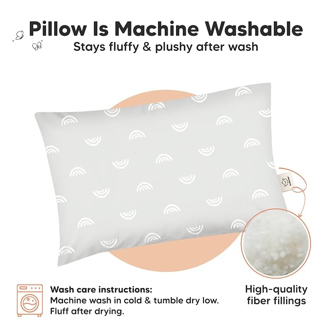 KeaBabies Toddler Pillow 13x18 - Image 4