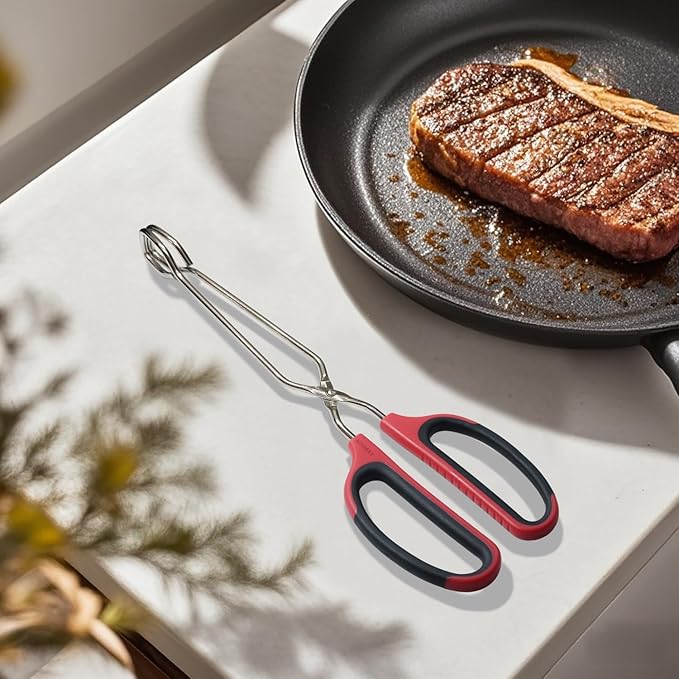 Stainless Steel Scissor Tongs - Image 6