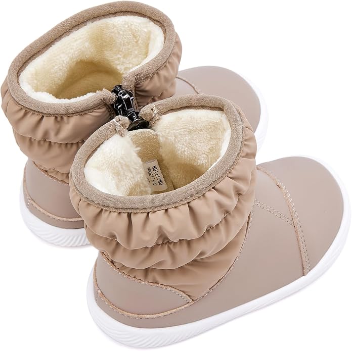 BMCiTYBM Baby Boy Girl Snow Boots Waterproof Winter Warm Booties Nonslip - Image 5