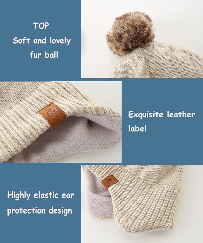 Moon Kitty Baby Boys Hats Toddler Beanies - Image 3