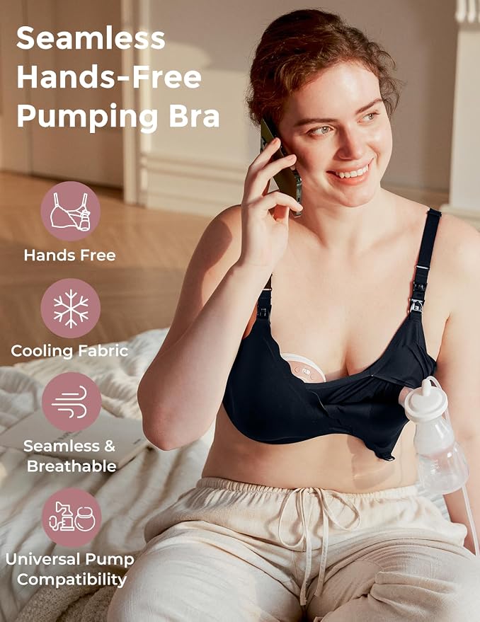 Momcozy 4-in-1 Hands-Free Pumping Bra - Image 2