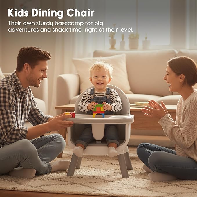 6 in 1 Baby High Chair, Convertible Highchair - Image 5