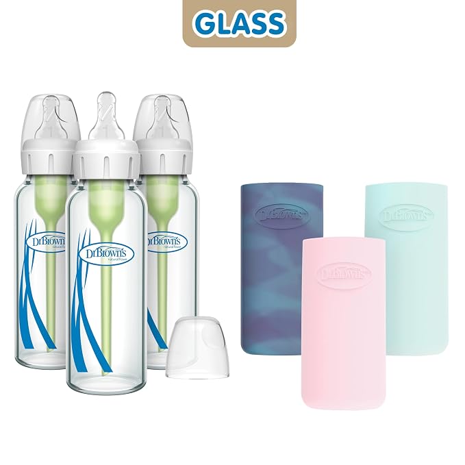 Dr. Brown's Anti-Colic Options+ Narrow Glass Baby Bottles - Image 9