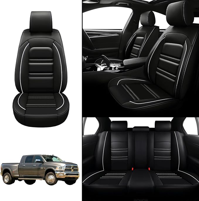 Seat Covers for Dodge ram 3500 2004-2011 | 5-Seats Leather Seat Covers - Image 2