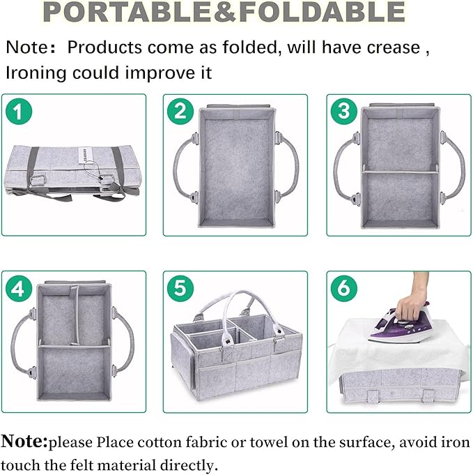 Baby Diaper Caddy Organizer - Image 6
