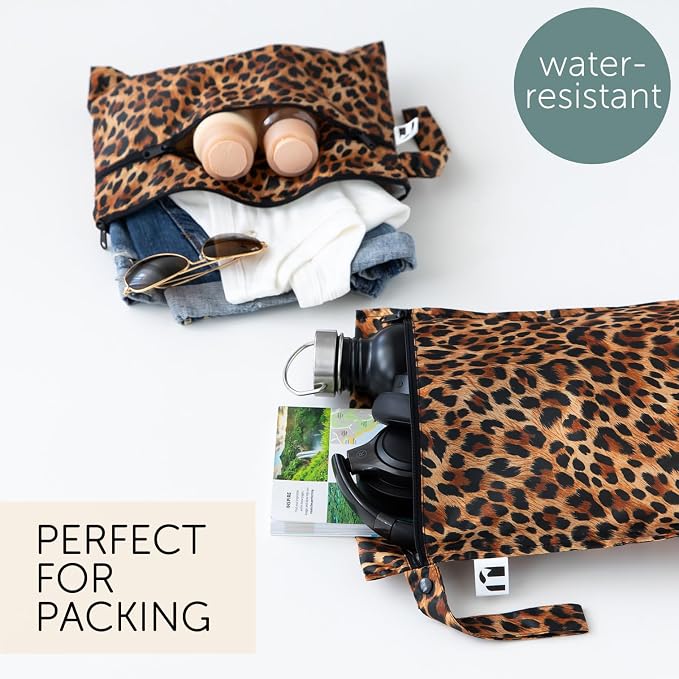 Bumkins Roamio Waterproof Wet Bag & Wet/Dry Clutch Set – Reusable Travel - Image 2