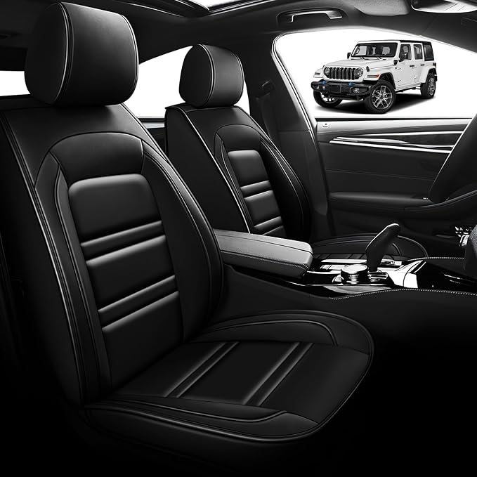 Seat Cover for JP Wrangler 2007-2025 | Car Seat Covers Front Seats, Waterproof - Image 2