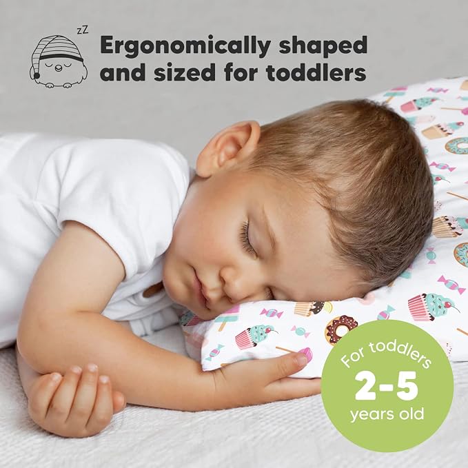 Toddler Pillow with Pillowcase - Image 2