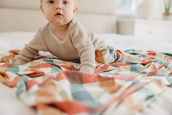 Copper Pearl Large Premium Knit Baby Swaddle Receiving Blanket Nicholas - Image 4