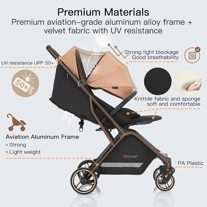 Gravity Folding Baby Stroller - Image 5
