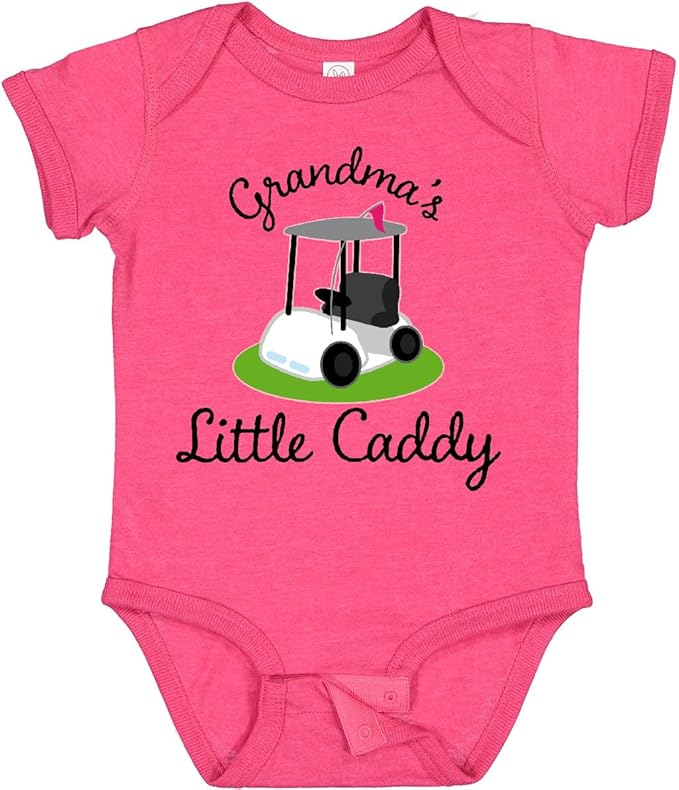 inktastic Grandma's Little Caddy Golf Baby Bodysuit by Inktastic
