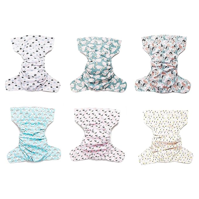 Simple Being Reusable Cloth Diapers- One Size Adjustable, Washable Soft - Image 3