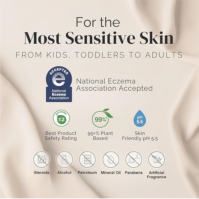 Puriya 5-in-1 Eczema Cream for Kids, Advanced Colloidal Oatmeal Lotion for Dry - Image 7