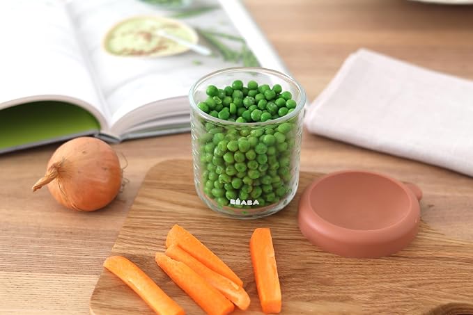 BEABA 8 oz Glass Baby Food Jars - Image 5