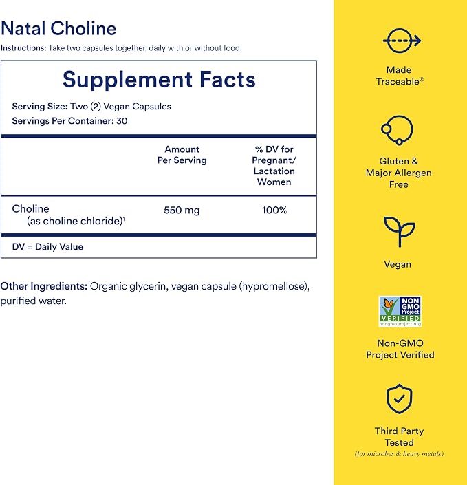 Ritual Natal Choline Supplement, Supports Baby’s Cognitive Function When Taken - Image 3