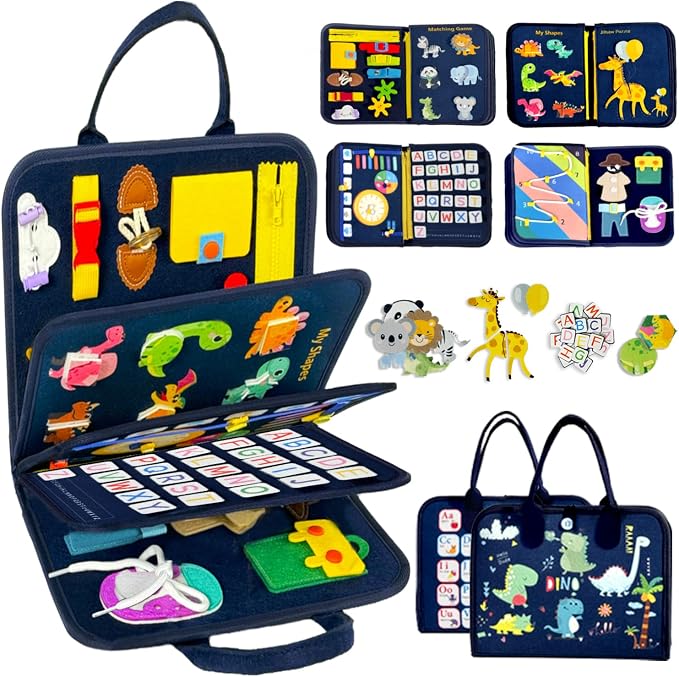 Qizfun Busy Board Montessori Toy by Qizfun