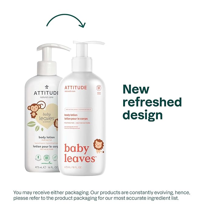 ATTITUDE Baby Lotion, EWG Verified Moisturizer, Dermatologically Tested - Image 2