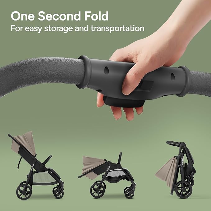 Mompush Nova Baby Stroller for Toddler, Infant & Newborn | Spacious Seat & - Image 6