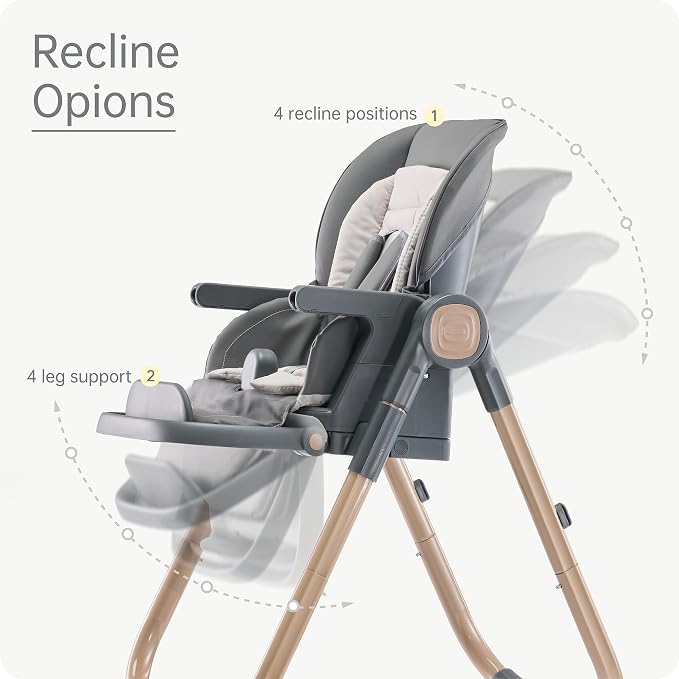 6 in 1 Convertible High Chairs for Babies and Toddlers, Portable High Chair - Image 3
