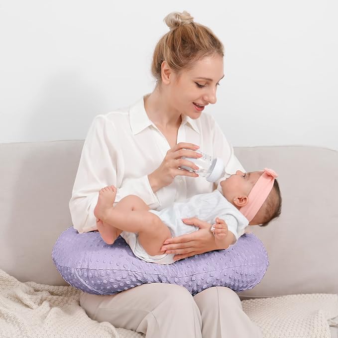 Nursing Pillow and Positioner, Breastfeeding, Bottle Feeding, Baby Sitting - Image 3
