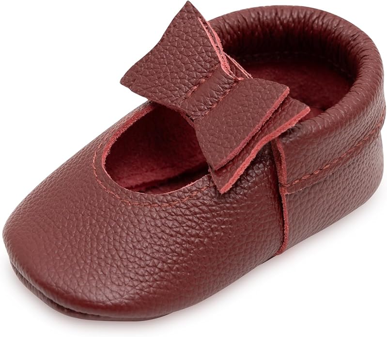 BirdRock Baby Bow and Knot Moccasins by BirdRockBaby